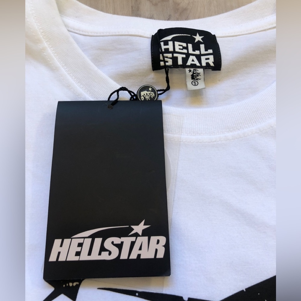 Hellstar Capsule 10 Path to Paradise White Black Graphic T-Shirt Men's Small NWT - Picture 6 of 16
